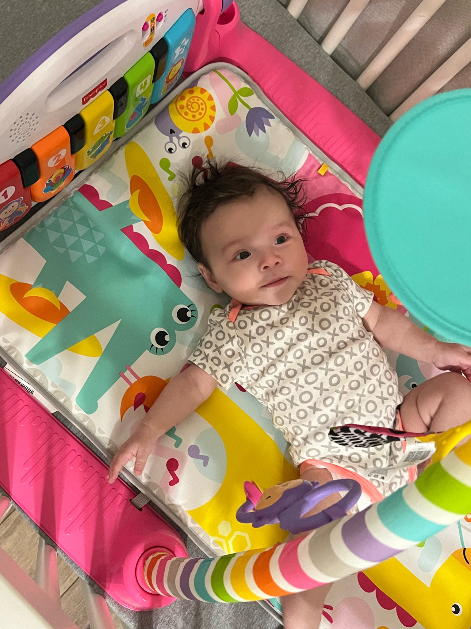 Highly recommend this baby playmat! Comes with a mirror, rattle, sensory toys and piano. Great for tummy time!  Makes a great gift!

#LTKsalealert #LTKGiftGuide #LTKbaby