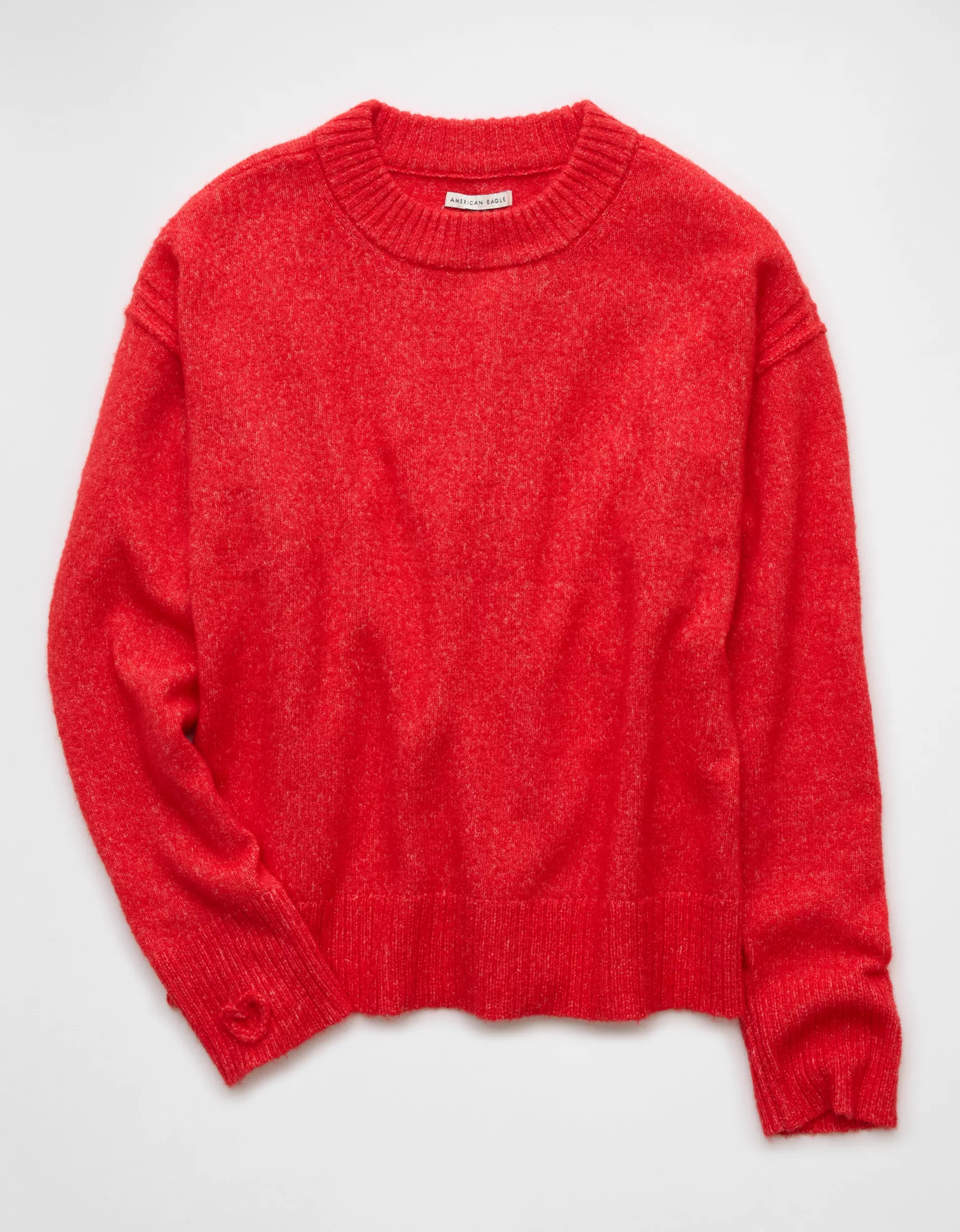 AE Whoa So Soft Valentine's Day Crew Neck Sweater | American Eagle Outfitters (US & CA)