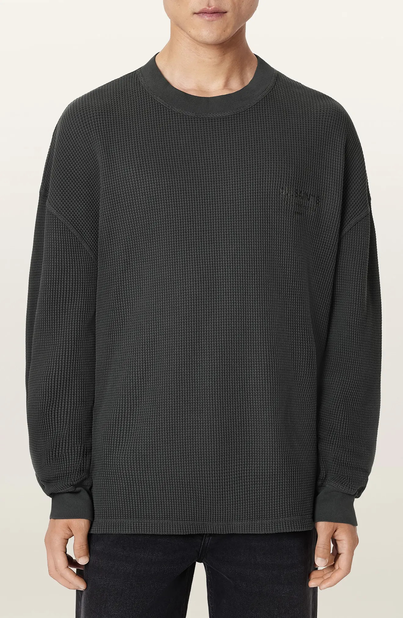 AllSaints Lex Waffle Long Sleeve T-Shirt (Men) | Nordstrom | Nordstrom
