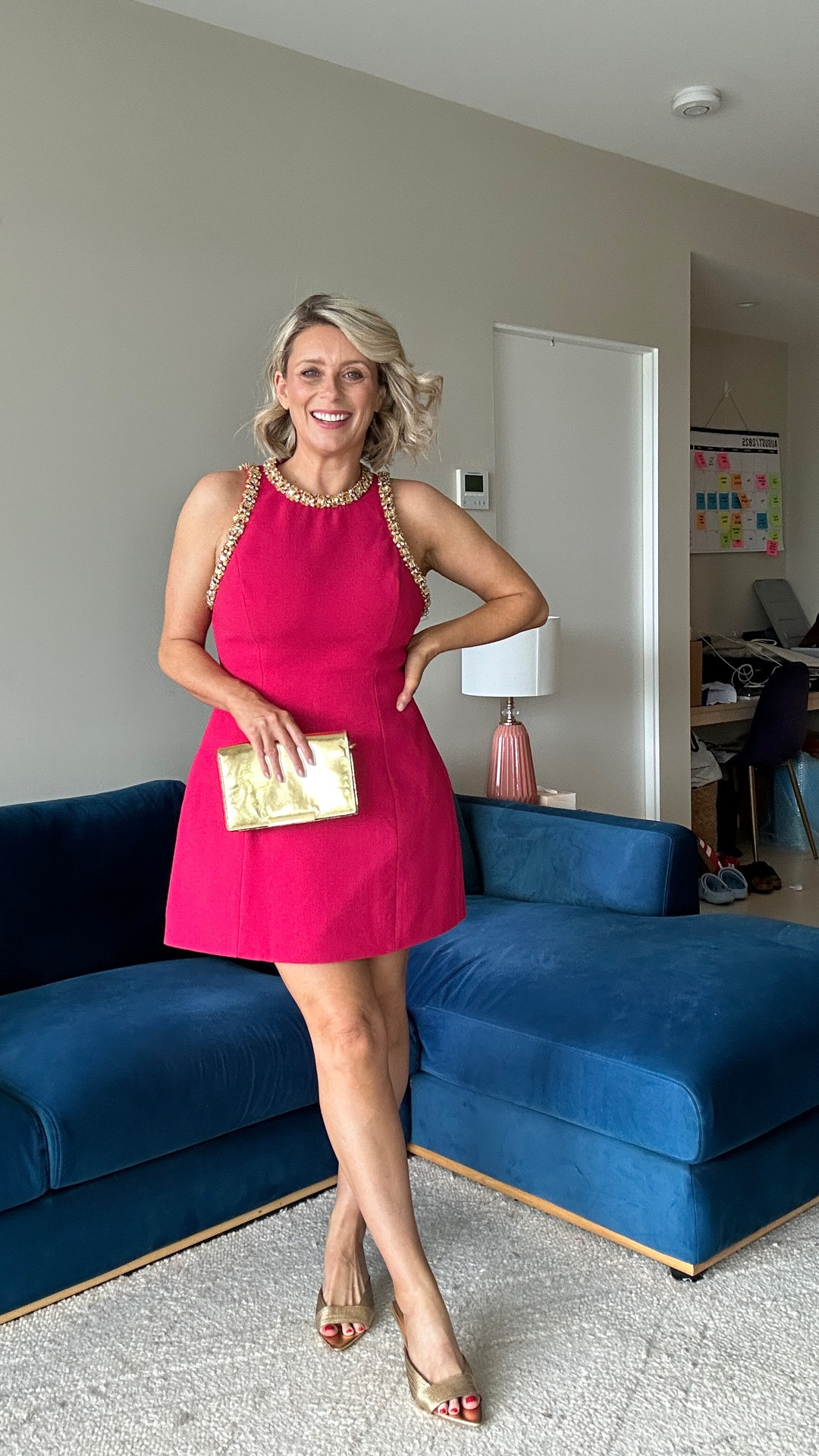 The perfect little pink party dress with a touch of sparkle and a tulip skirt  

#LTKaustralia #LTKspring #LTKpartywear