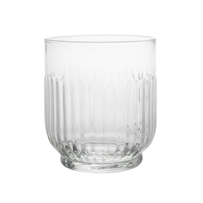 Better Homes & Gardens 4-Piece Clear Lowball Glassware Set by Dave & Jenny Marrs - Walmart.com | Walmart (US)