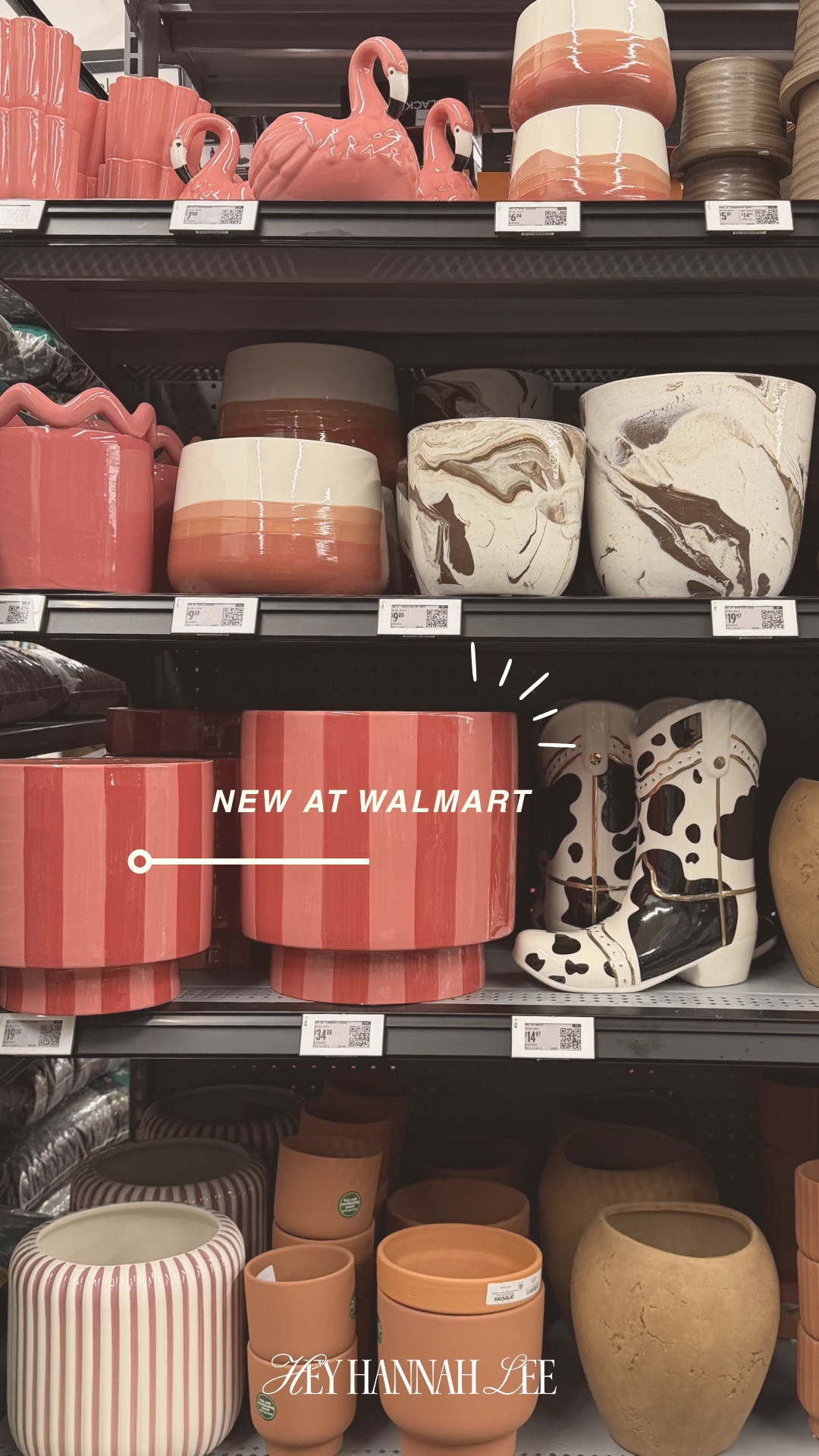 Walmart Planters
🪴 walmart has the cutest planters right now!! that striped one and the cowboy boot had me grabbing my cart!!  

 #LTKHome