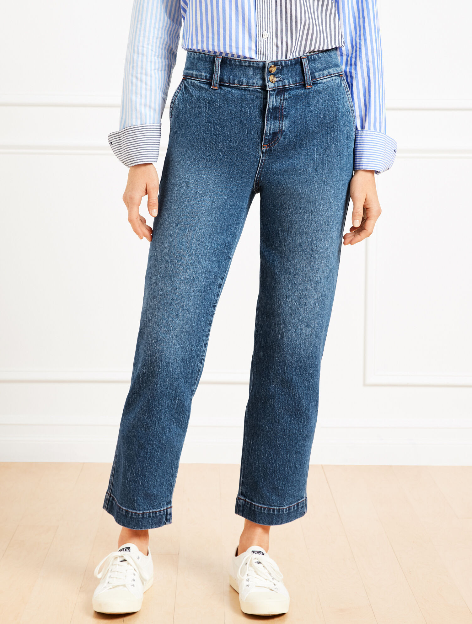 Straight Ankle Jeans - Sydney Wash | Talbots