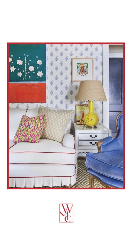 Shop the room in our SC cottage with bold and bright colors  

#LTKFind #LTKhome #LTKSeasonal