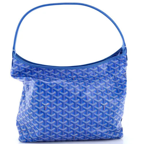 Pre-Owned Goyard Boheme Hobo Coated Canvas in Blue at Nordstrom, Size Medium | Nordstrom