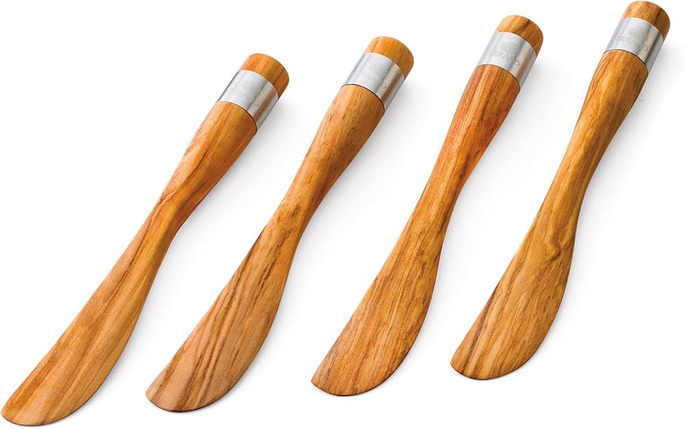 Berard Acero Olivewood Spreaders, Set of 4 | Amazon (US)