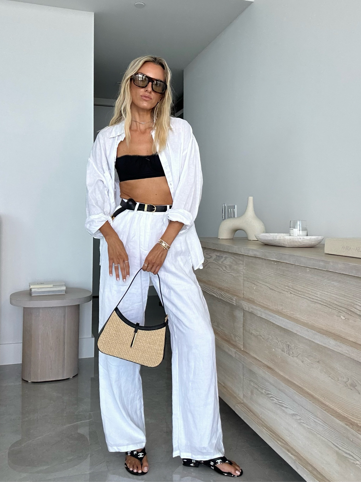 Can’t go wrong with an all white linen set for summer. I styled this look with a black bralettes and a statement belt for an elevated look. 

Vacation outfit, summer outfit, travel outfit, linen outfit

#LTKSummerSales #LTKSeasonal #LTKStyleTip