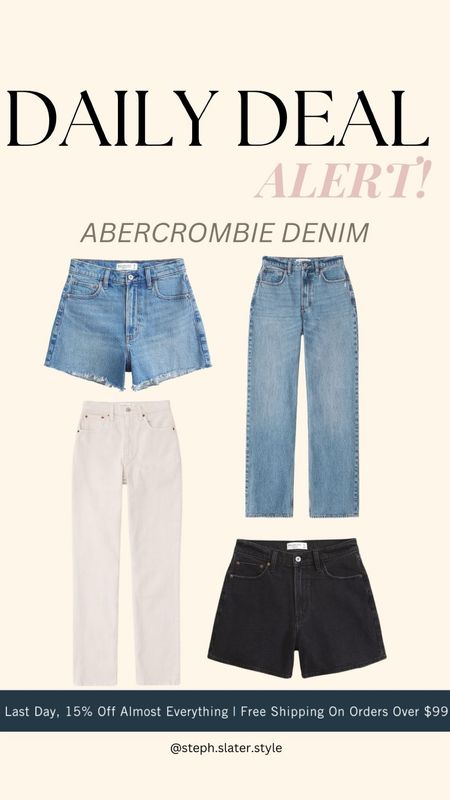 Abercrombie on sale! I love their denim and this is perfect for spring outfits! 

#LTKsalealert #LTKSeasonal