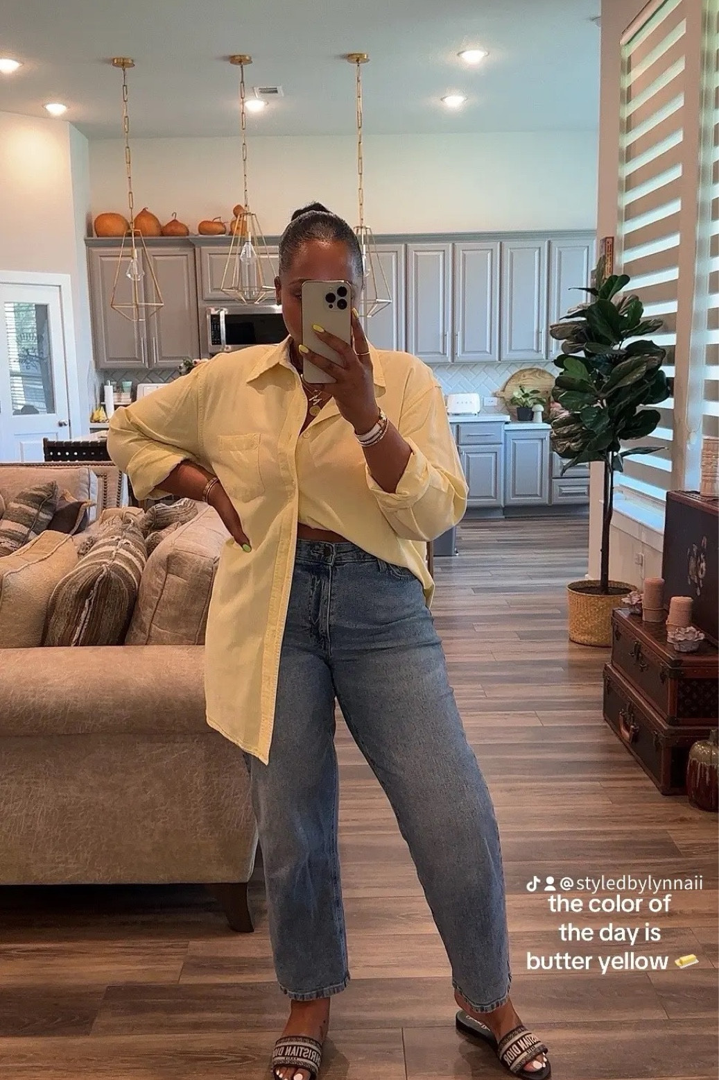 
Button down-  xl 
Jeans -  tts 8
Slides -  tts 

Sandals - slides - button down - everyday outfit - spring outfit - summer outfit - summer style - vacation outfit - workwear - jeans -  #ltkstyletip #ltksalealert #ltkfindsunder50 