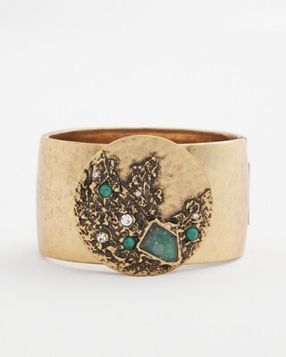Aqua & Gold Cuff Bracelet | Chico's
