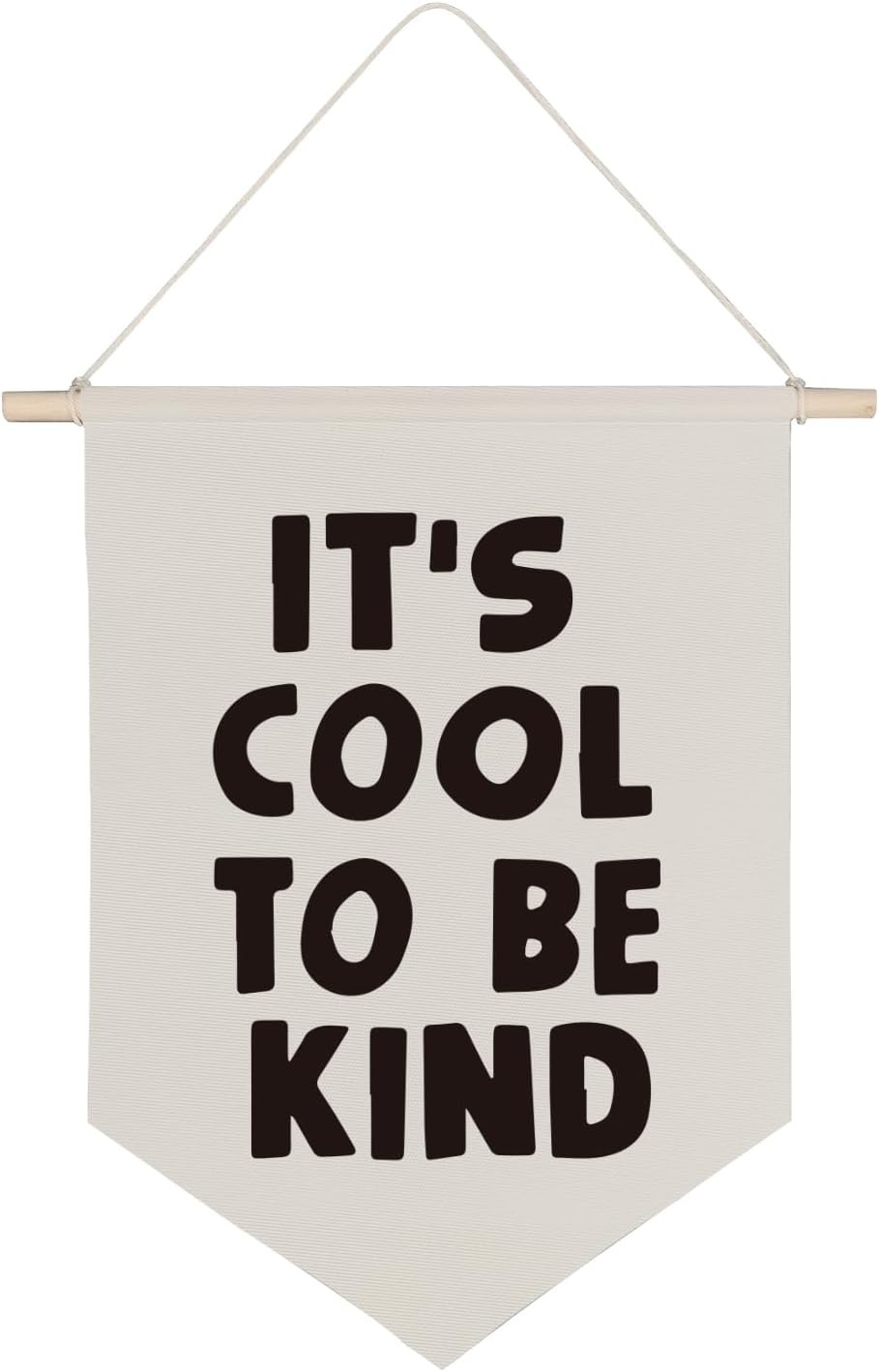 QODUNG Baby Nursery Banner,It's Cool to be Kind,Modern Toddler Kids Room Decor,Neutral Cool Wall ... | Amazon (US)