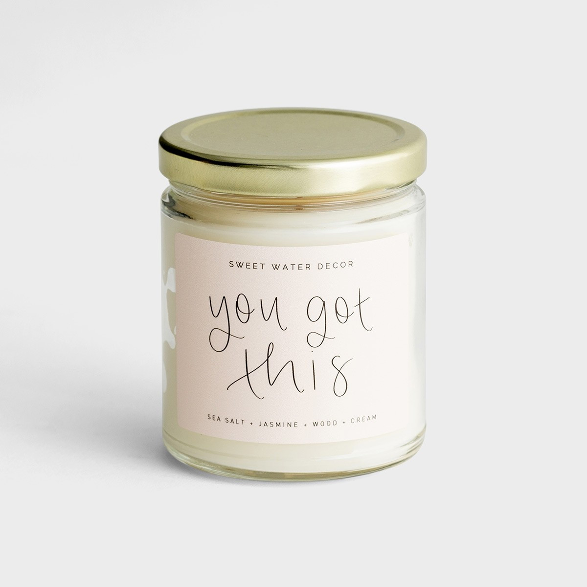 You Got This - Sea Salt + Jasmine + Wood + Cream Soy Candle | DaySpring