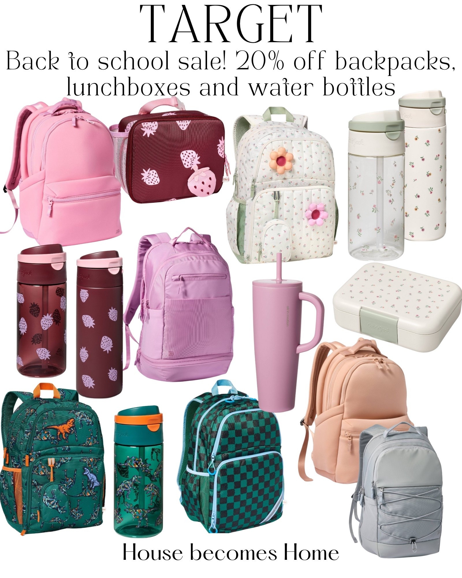 Target Back to school sale! 20% off backpacks, lunchboxes and water bottles!

#LTKKids #LTKTravel #LTKSaleAlert