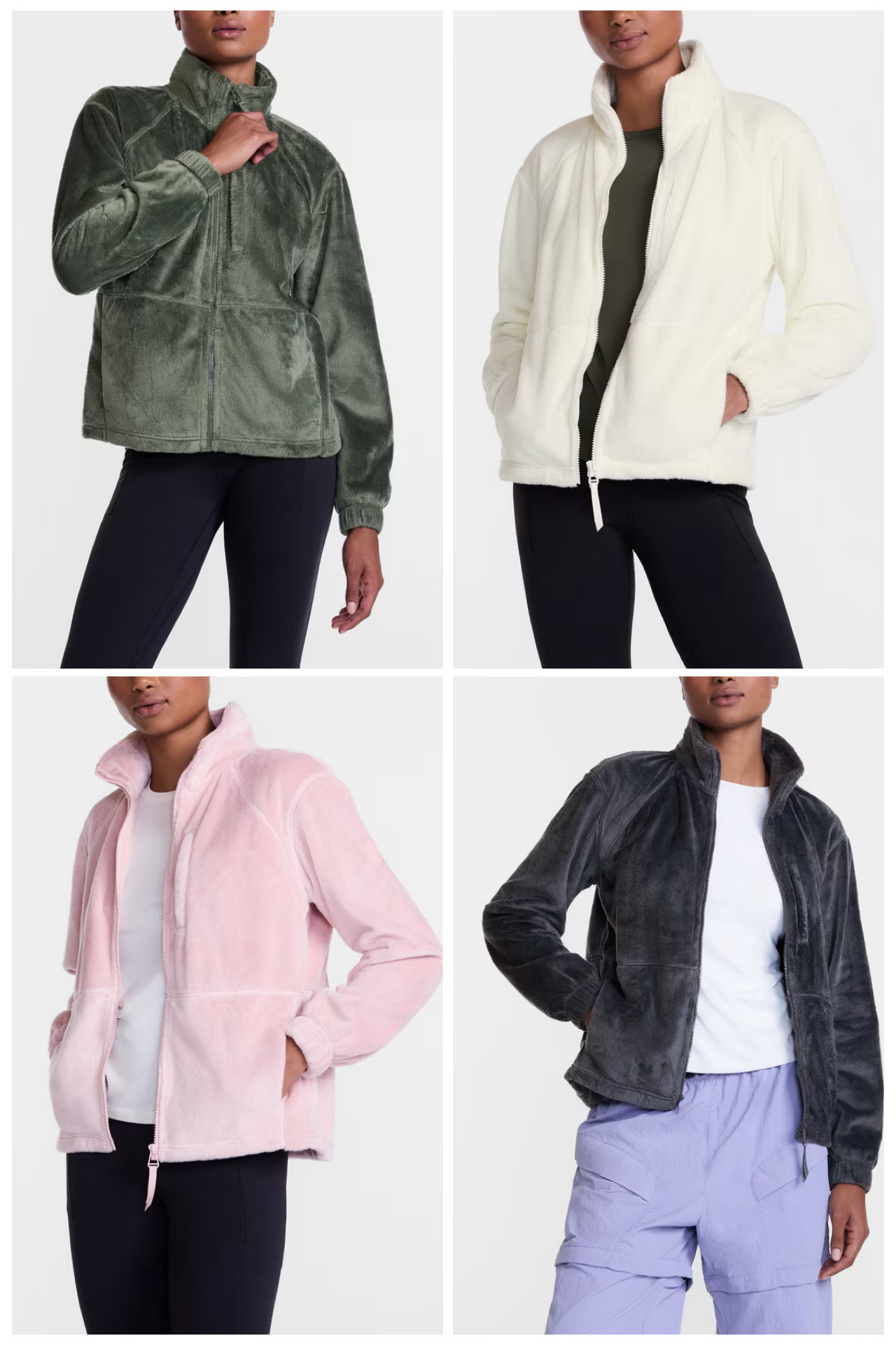 Minky fleece jackets from Walmart

#LTKootd