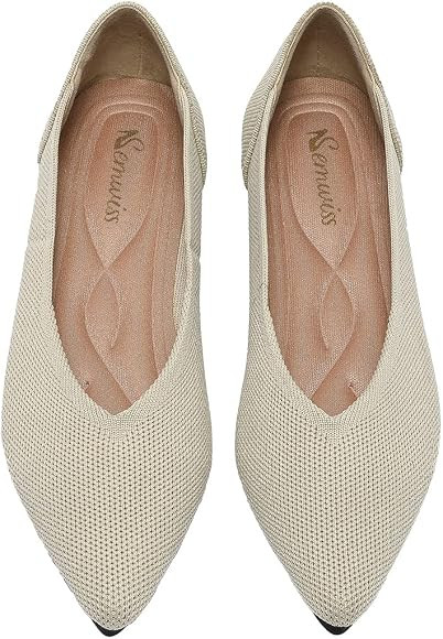 Semwiss Women's Ballet Flats Comfortable Casual Dressy Shoes,Work Flats Office Shoes Pointed Toe ... | Amazon (US)