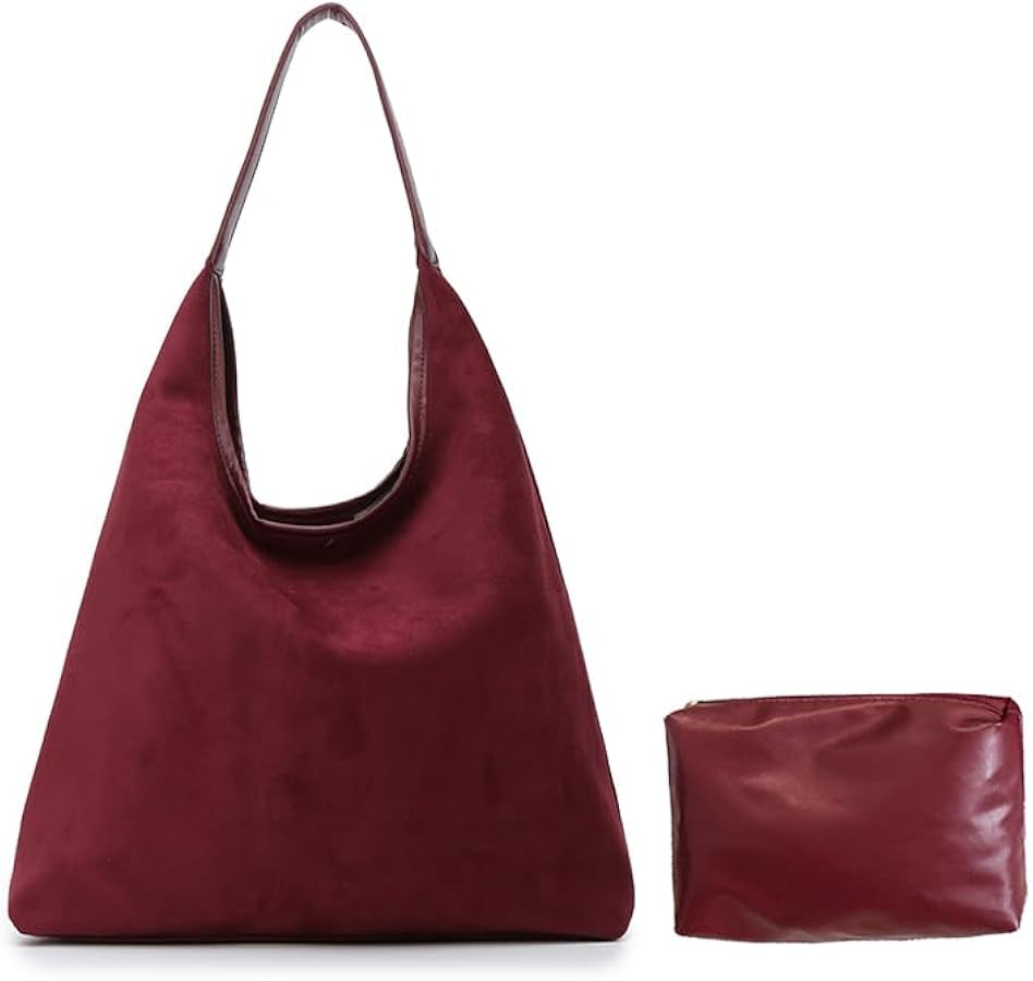 Brown Suede Bags for Women 2024 New Brown Suede Tote Bag for Women Suede Bag Brown Suede Purse Ba... | Amazon (US)