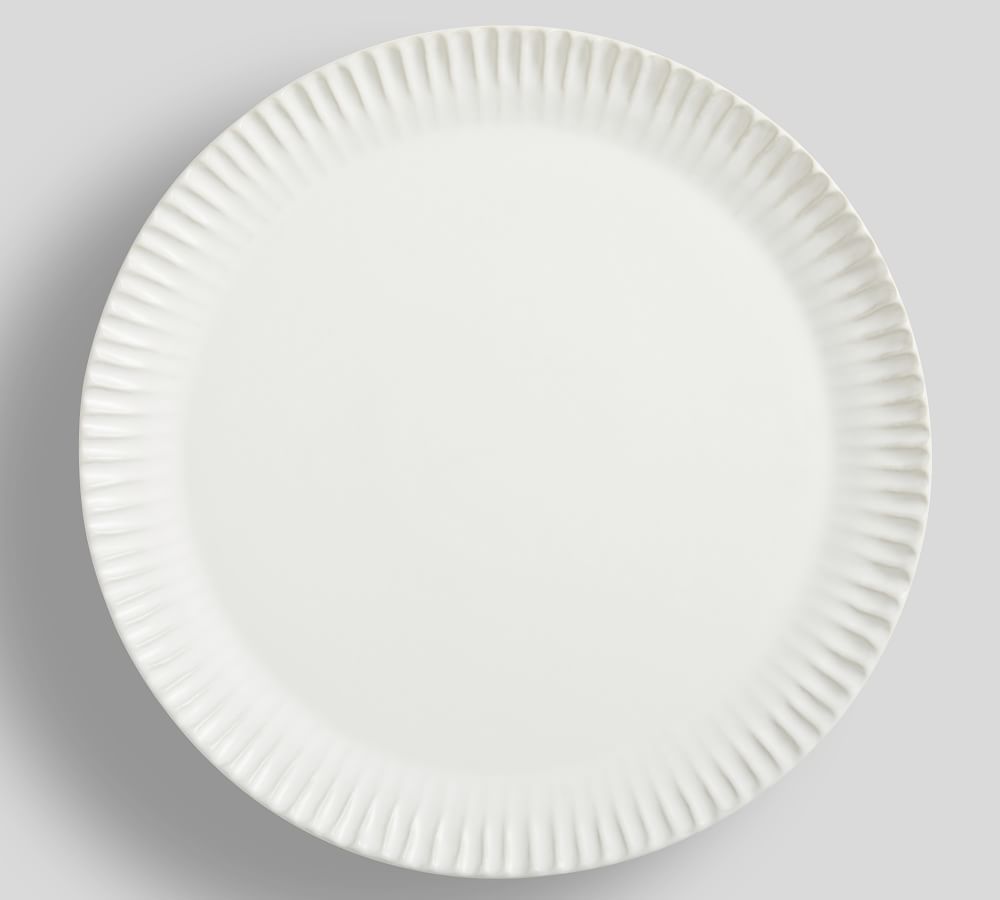 Ridge Textured Stoneware Dinner Plates | Pottery Barn (US)