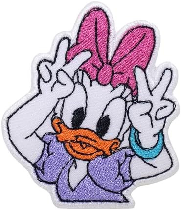 Daisy Iron On Patches for Clothing Embroidered Applique Patch Badge Sew On Emblem DIY Craft Iron ... | Amazon (US)