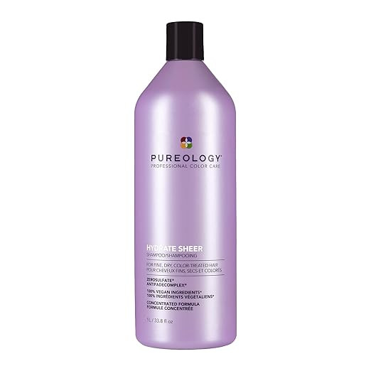 Pureology Hydrate Sheer Conditioner - Lightweight Hydrating Conditioner For Fine or Dry Color-Tre... | Amazon (US)
