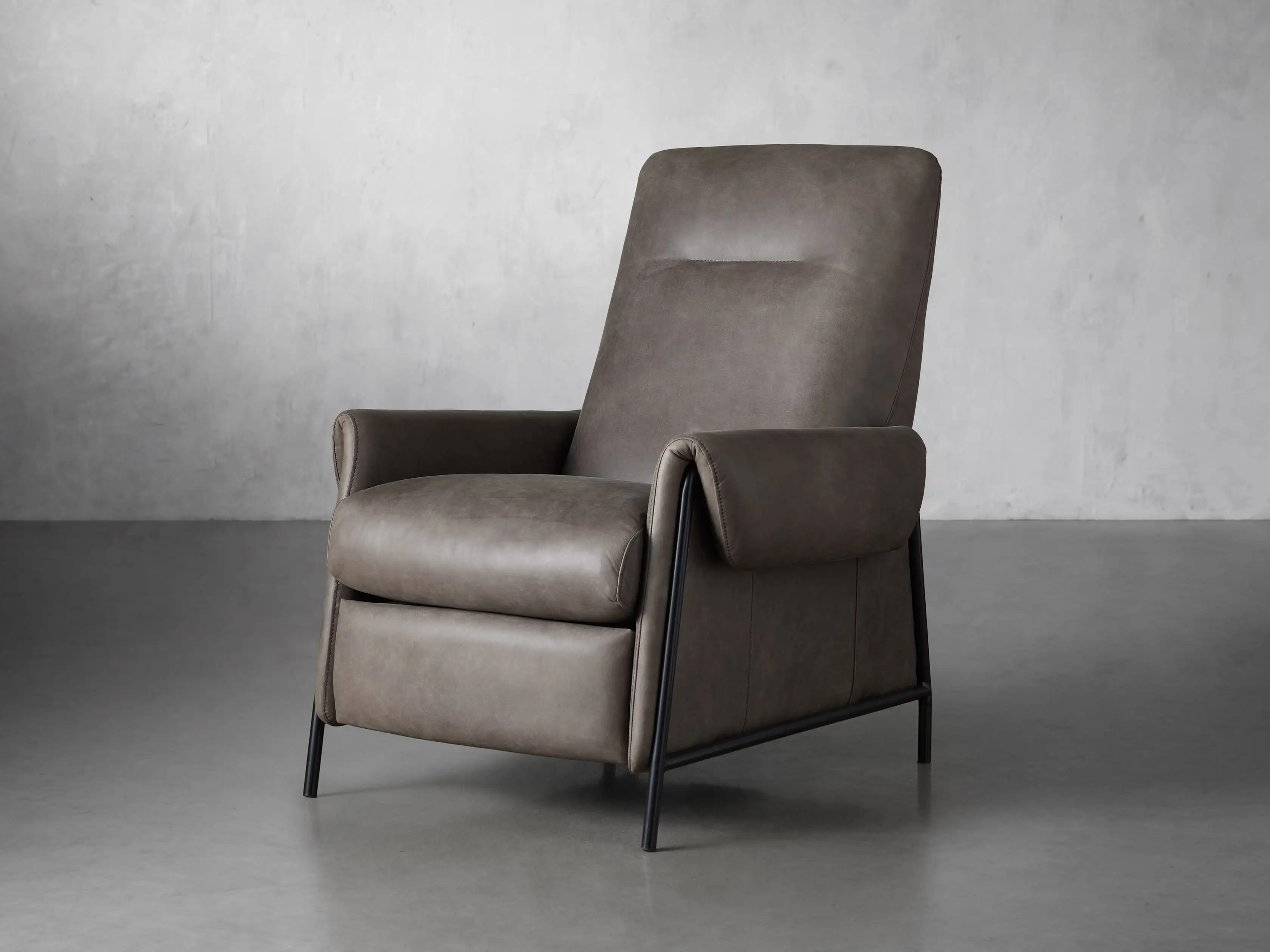 Agner Leather Recliner | Arhaus
