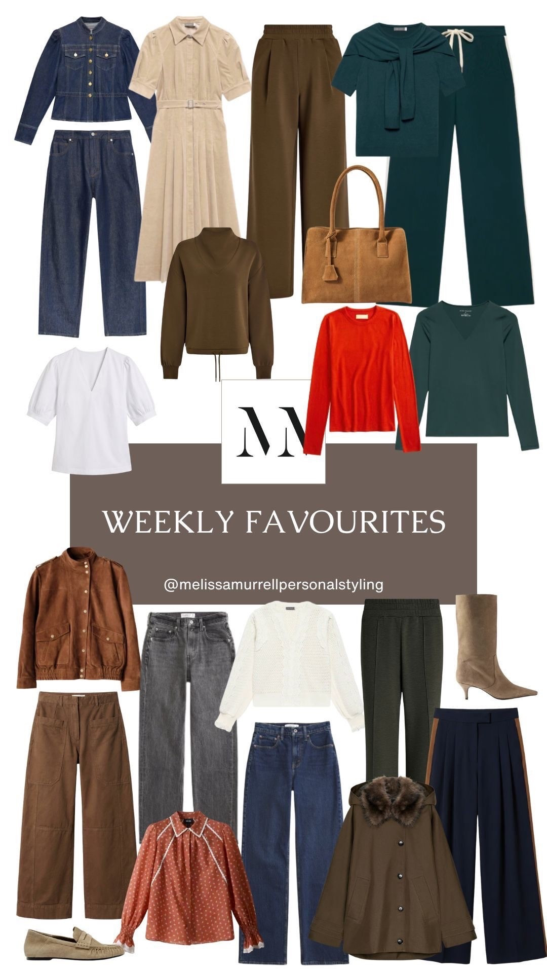 Weekly Favourites! 

Transitional Style, Transitional Fashion, Winter to Spring, Jeans, Transitional Jacket, Blouse, Lounge Co-ord Set, Wide Leg Trousers, Knitwear, Boots, Suede Bag, Suede Boots, Suede Loafers 

#LTKspring #LTKuk #LTKwinter