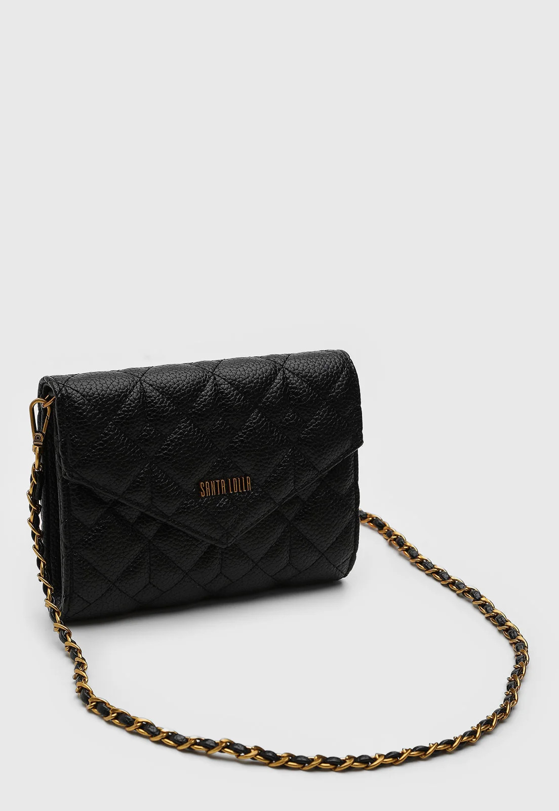 Carteira Santa Lolla Matelassê Preta | Dafiti (BR)