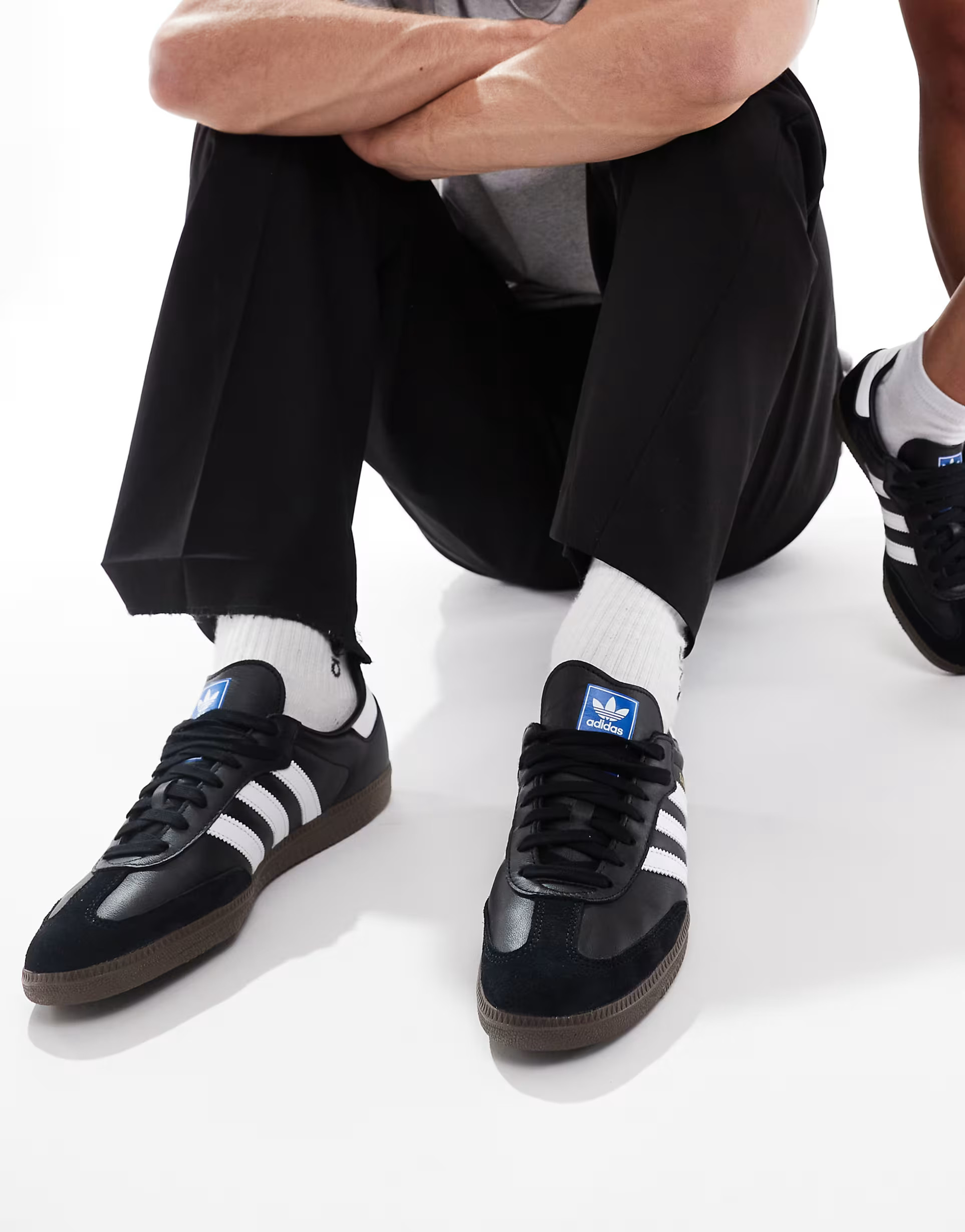 adidas Originals Samba OG trainers in black | ASOS (Global)