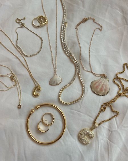 Everyday gold jewelry , summer jewelry, summer accessories 

@walmartfashion #walmartfashion #WamartPartner

Gold rings, gold necklace, shell necklace, vacation outfit, jewelry, summer accessories 

#LTKGiftGuide #LTKFindsUnder50 #LTKStyleTip