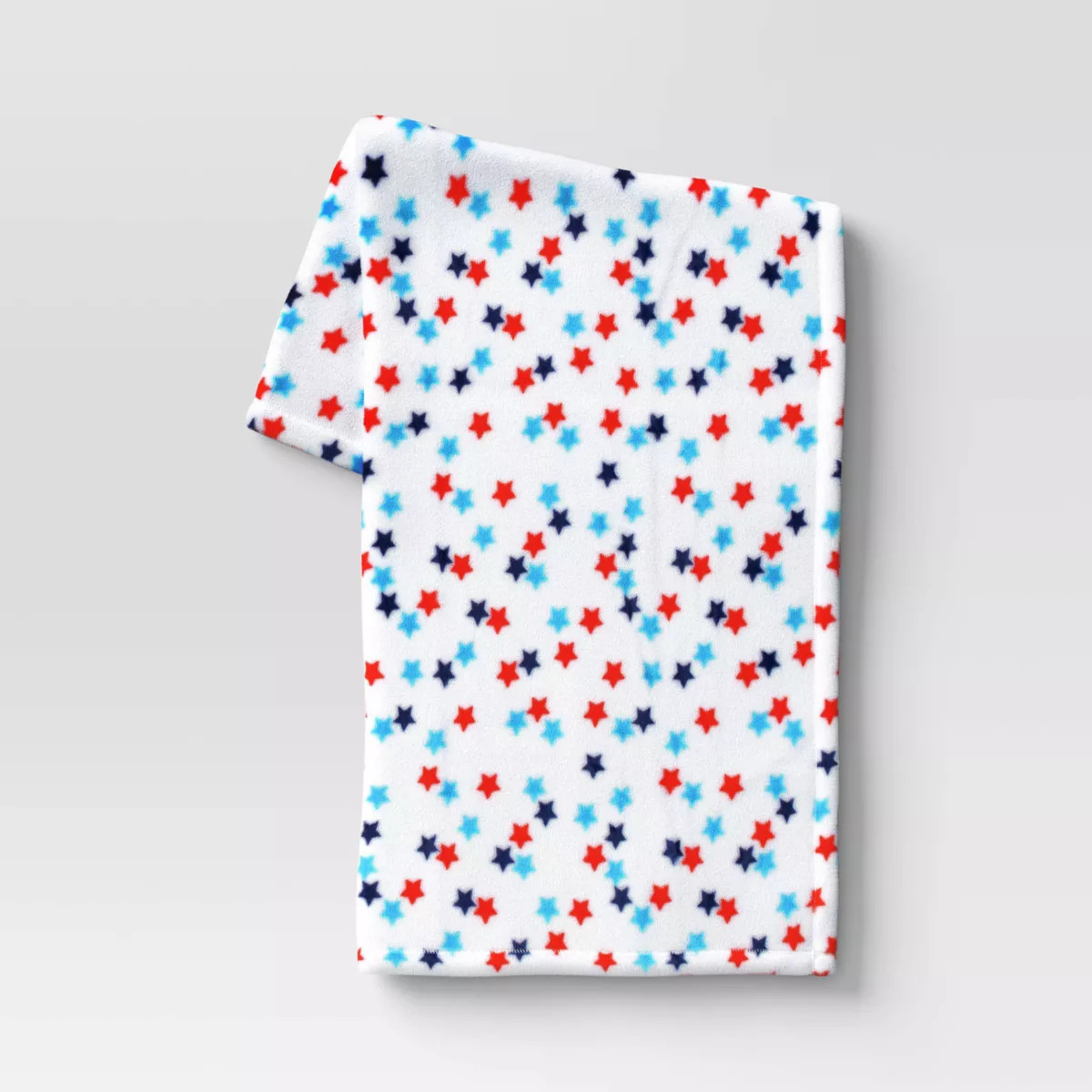 Multi Star Printed Plush Throw Blanket Blue/Red - Sun Squad™ | Target