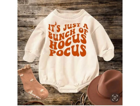 Its Just a Bunch of Hocus Pocus Halloween Romper One Piece - Etsy | Etsy (US)