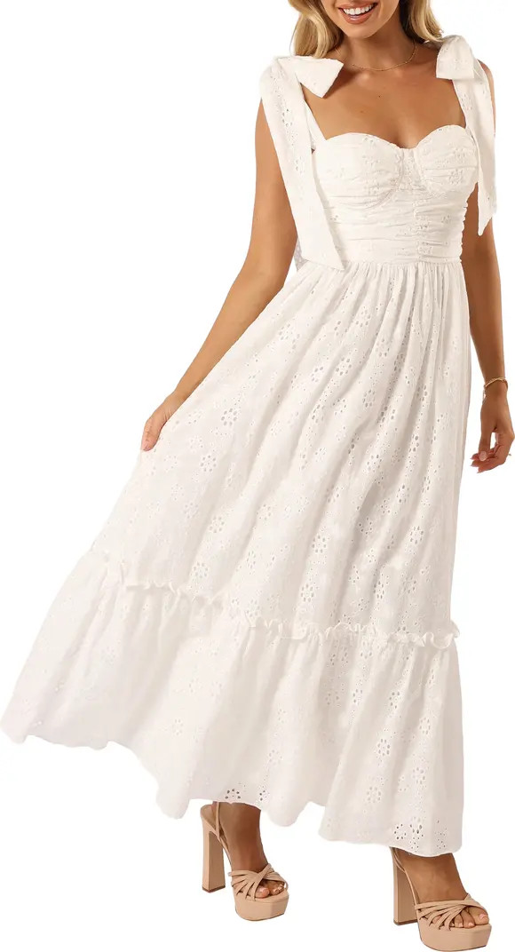 Fiora Eyelet Embroidery Maxi Dress | Nordstrom