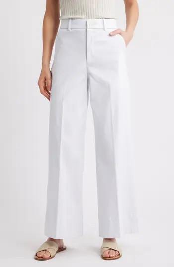 SPANXsupersmooth™ Stretch Twill Wide Leg Pant | Nordstrom