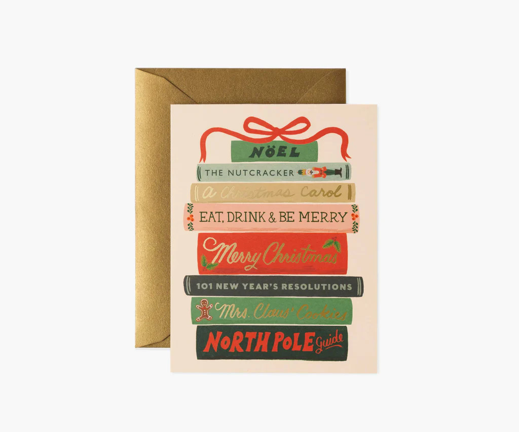 Holiday Books Card | Rifle Paper Co.