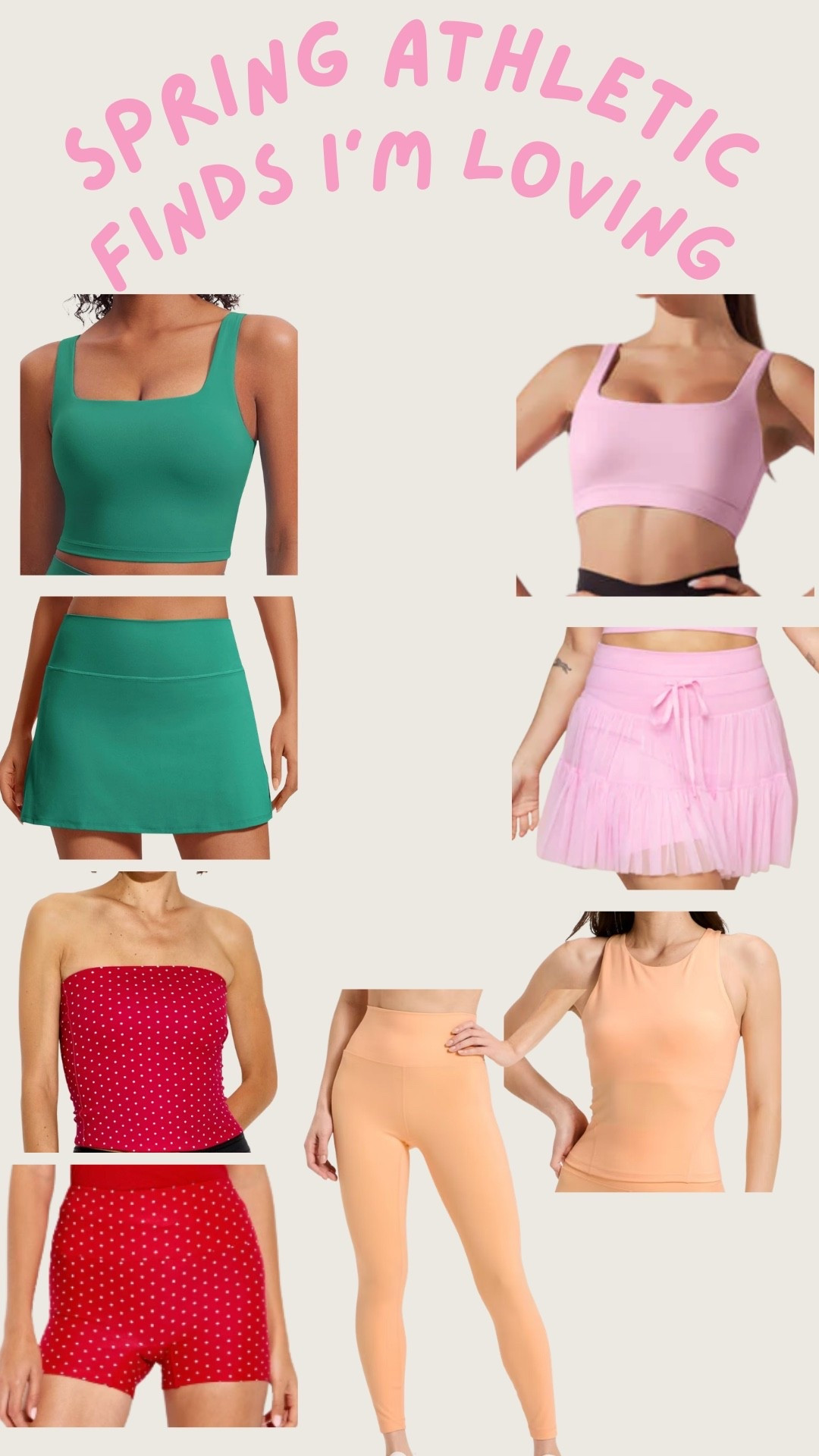 Spring athletic finds I am loving and wearing right now! 

#LTKActive #LTKSeasonal