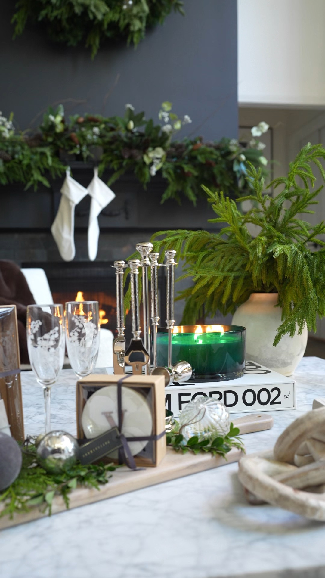 Gift outside the Box this Year!  

Happy December 7th! This year we are defying convention with the Gift Board to create an atmospheric and euphoric gifting experience!  Simply start with a base, like this stunning cutting board then add on beautiful gifts, such as a hammered nickel bar set, a marble cheese knife set, and a box of monogrammed marble coasters.  

We also love these champagne flutes which are embossed with the Lily of the Valley, a symbol of the return to happiness.  Such a beautiful sentiment!  You can embellish your board with cheeses, chocolates, and champagne as well, but don’t forget a few sprigs of greenery clipped from the garden and even a few ornaments to add a touch of sparkle! xxV

This year we will be doing a 25 day advent countdown to Christmas here on instagram.  Each day will be filled with a little surprise to keep us inspired and joyful during the festive season!  

#LTKSeasonal #LTKHoliday #LTKGiftGuide