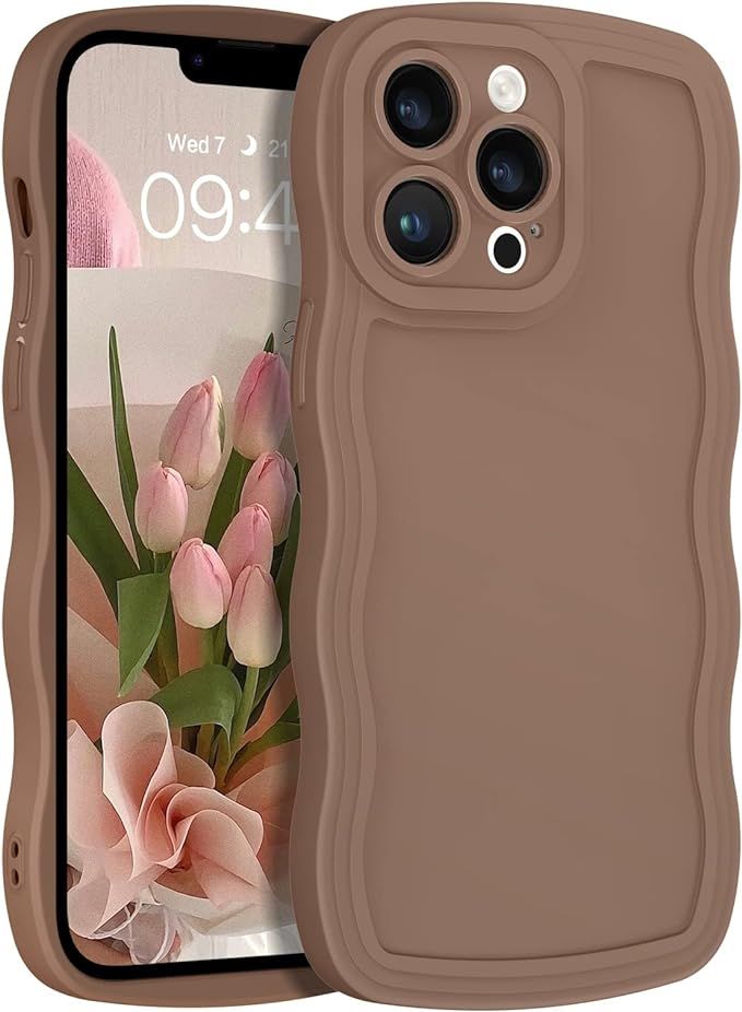 BENTOBEN for iPhone 13 Pro Max Phone Case, Curly Wavy Bumper iPhone 13 Pro Max Case Cute Slim Sof... | Amazon (US)