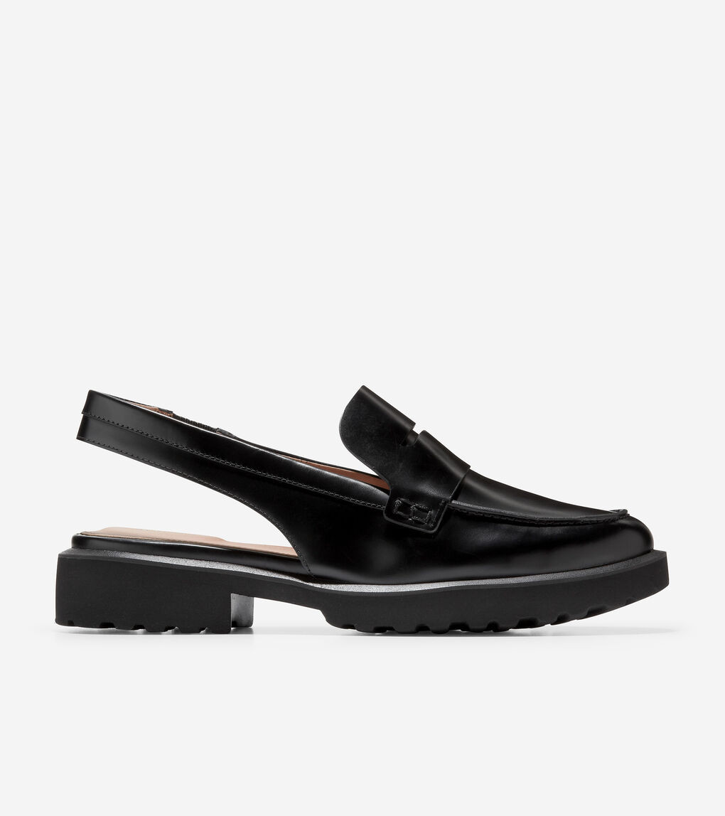 Women's Women's Geneva Slingback Mule in Black Leather | Cole Haan | Cole Haan (US)