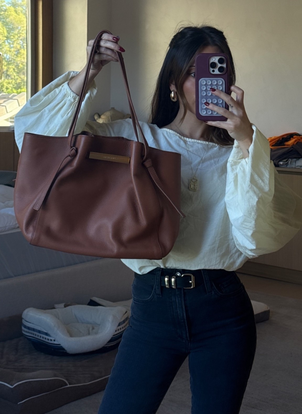 Chic + effortless look with my new favorite bag from Paris 64. 

We wore what // denim // petite 

#LTKGiftGuide #LTKStyleTip #LTKSaleAlert