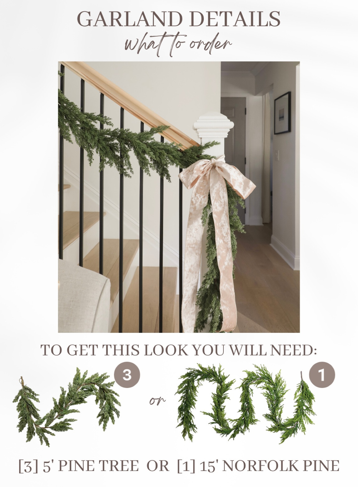 Holiday decor, garland, staircase decor, real touch garland, Norfolk pine, Kirklands, afloral dupe, Christmas decor 

#LTKstyletip #LTKsalealert #LTKhome