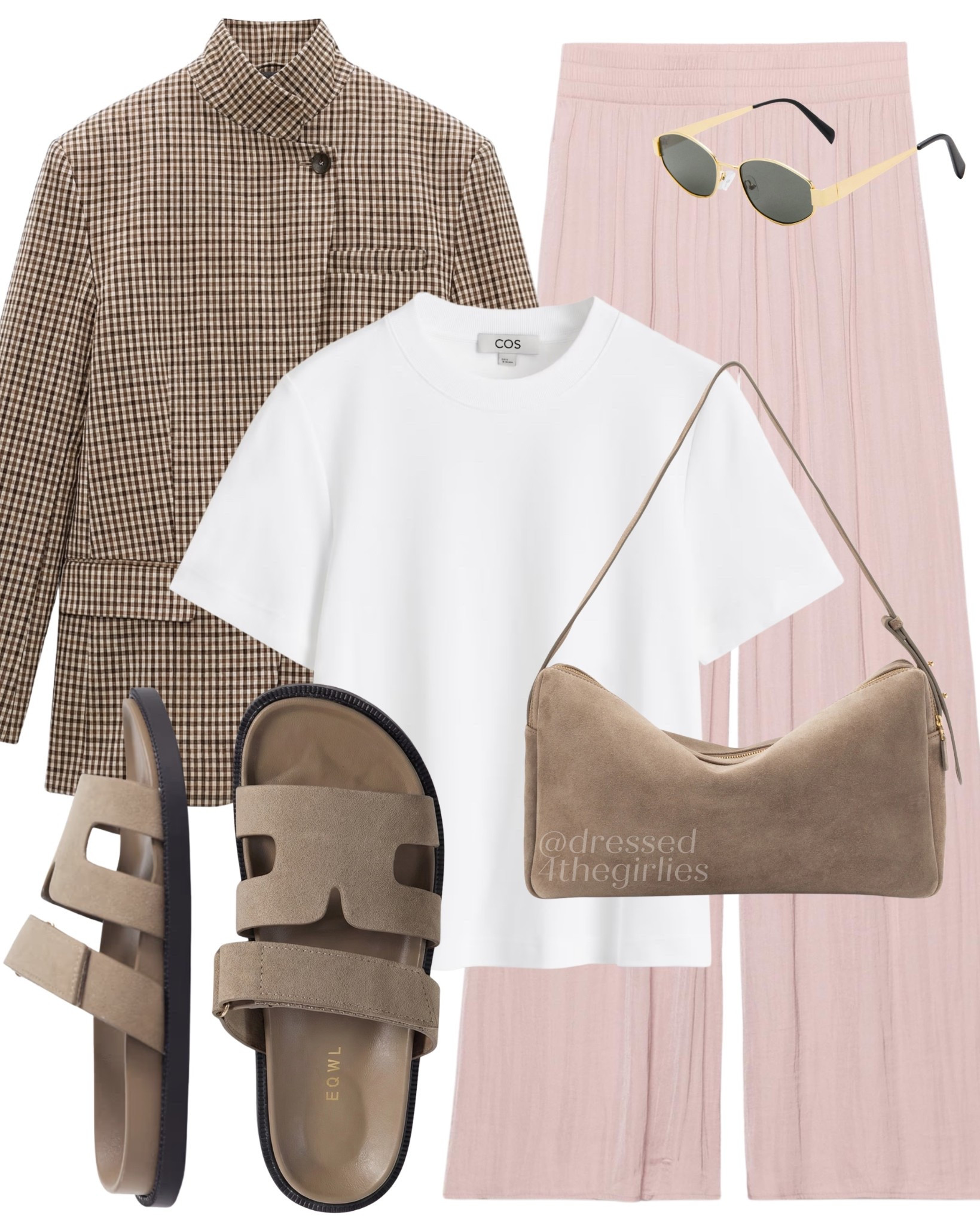 Powder pink trousers💗

Tags: checkered blazer outfit, pink trousers outfit, beige sandals outfit, beige shoulder bag outfit, summer outfit, summer workwear outfit, summer dinner, spring outfit, spring brunch outfit 

#LTKuk #LTKeurope #LTKspring