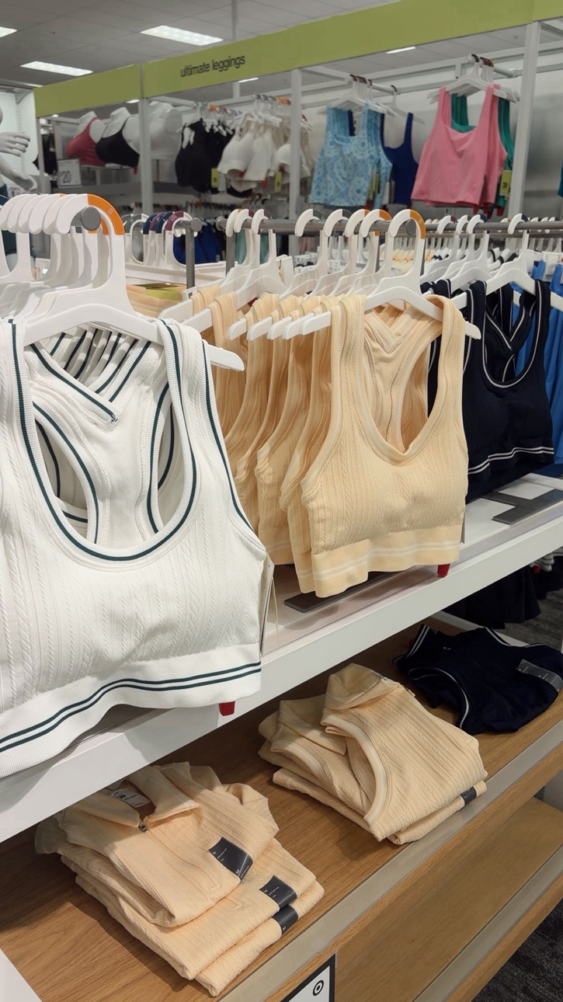 cutest cable knit line in targets activewear section!! these all in motion skirts, bras, & tanks are perfect for this summer!! golfing, tennis, pickleball, anything you might need it for! comes in a navy/white, yellow/white, and white/green colors!! you need these! 

#ltktarget #targetfinds #summeroutfit #activewear #targetactive #matchingset

#LTKfitnessgoals #LTKootd #LTKActive
