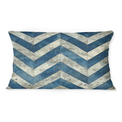 Chevron Charm I - Chevron Lumbar Pillow | Wayfair North America