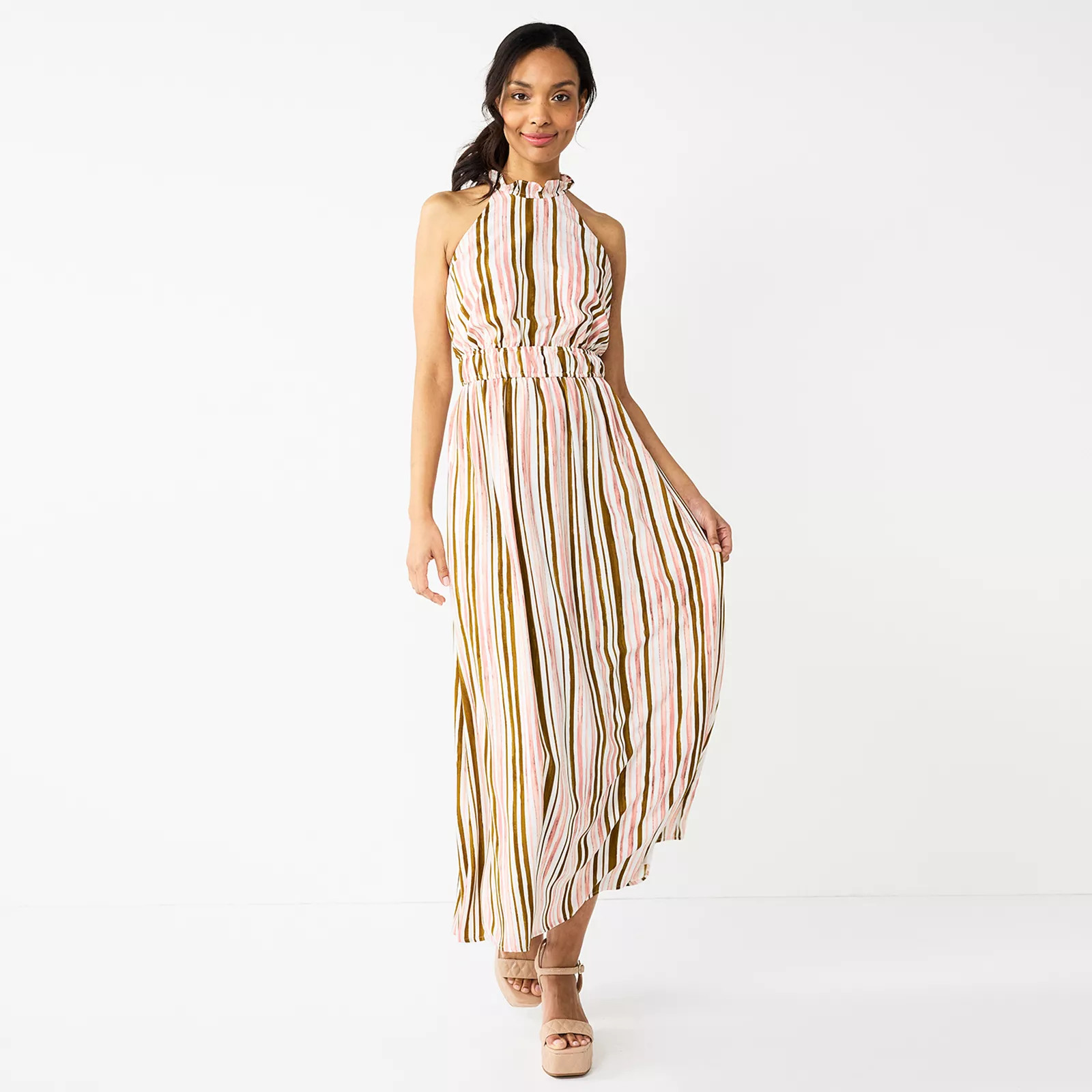 Women's Nine West Tiered Midi Dress | Kohl's