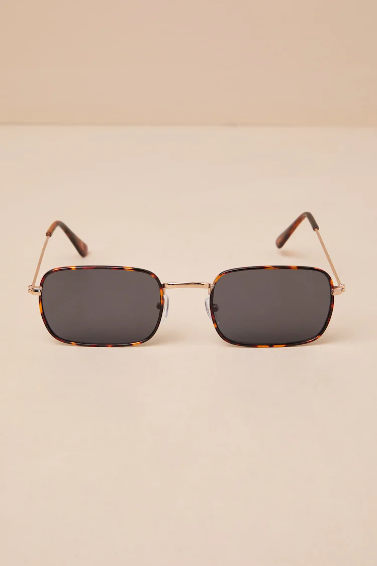 Lauralee Brown Tortoise Wire Frame Sunglasses | Lulus