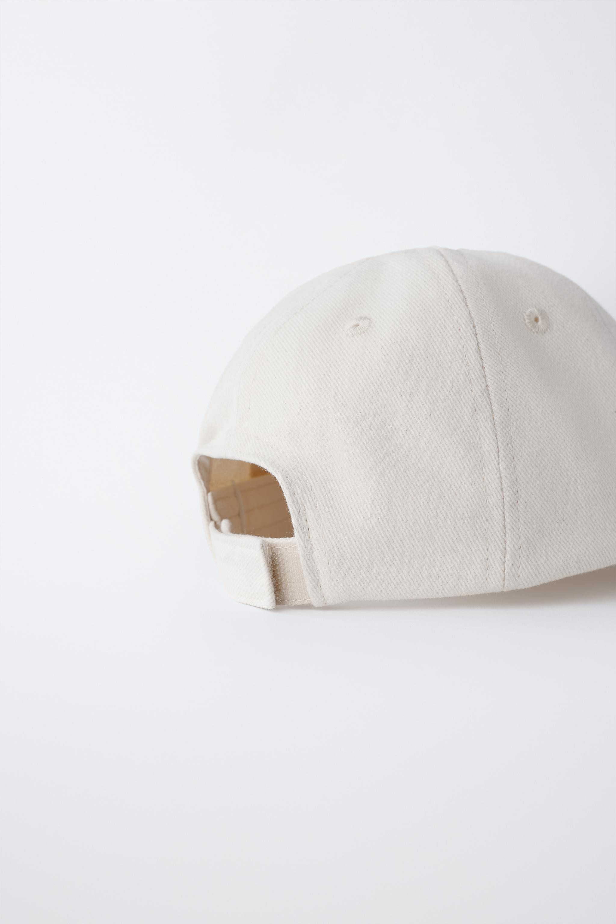 EMBROIDERED TEXT CAP | Zara US