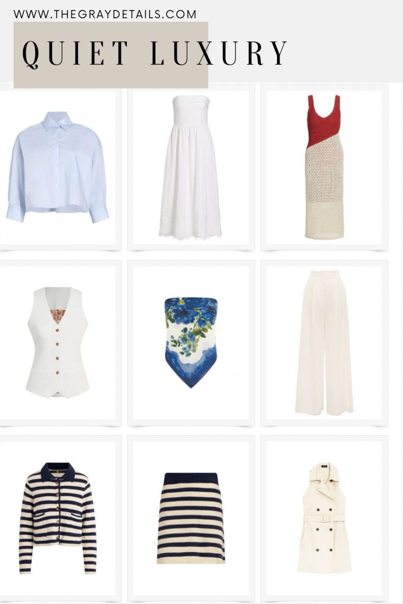 The perfect classic summer staples to create a quiet luxury outfit for your summer vacation or European outfit

Italy vacation
Italy outfit 
Paris outfit
Paris vacation 
Summer dress 
Saks outfit 

#LTKTravel #LTKOver40 #LTKStyleTip