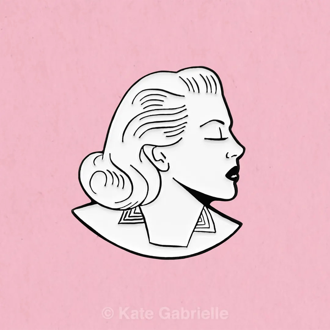 Lana Turner Classic Film Enamel Lapel Pin - Etsy | Etsy (US)