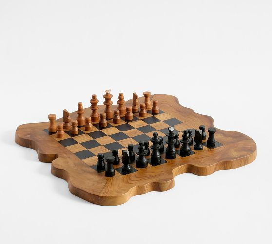 Live Edge Chess Set | Pottery Barn (US)