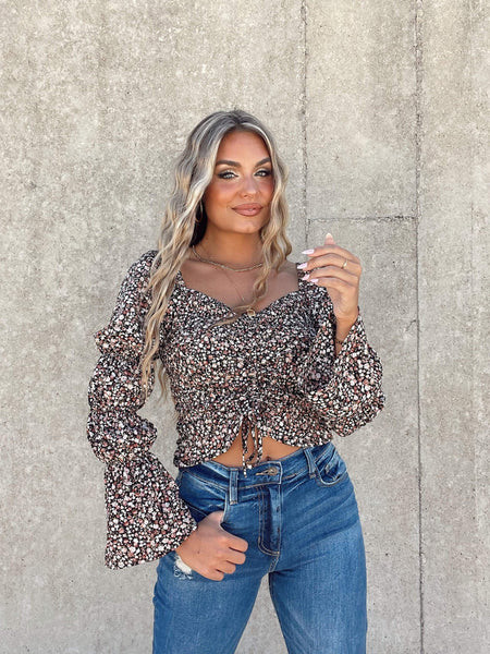 Just A Memory Floral Top | Lane 201 Boutique