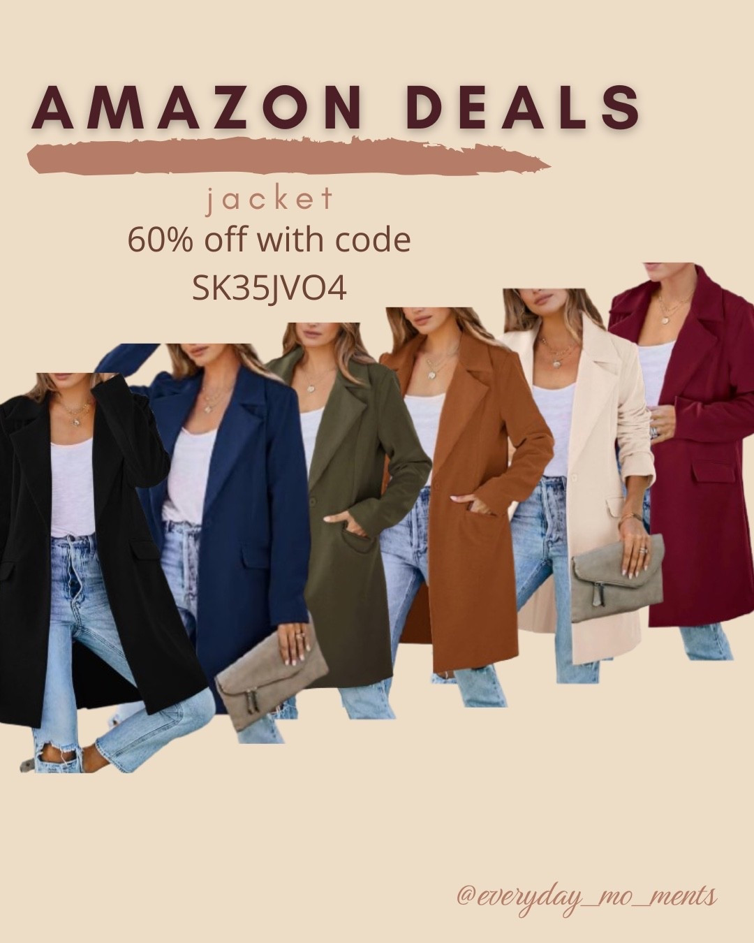 $22 ends 8/29

Amazon fashion
Amazon deals
Long jacket
Coat
Fall outerwear

#LTKSaleAlert